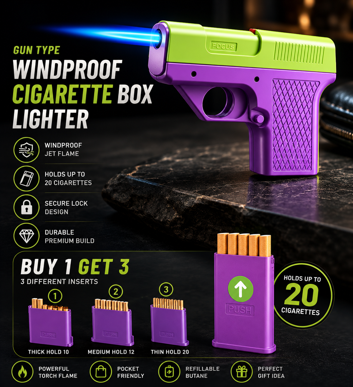 Firepower 2-In-1 Torch Case