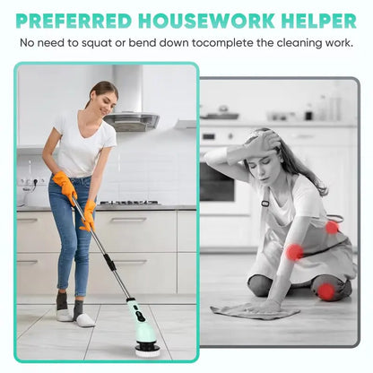 9-in-1 Effortless Deep Clean Scrubber