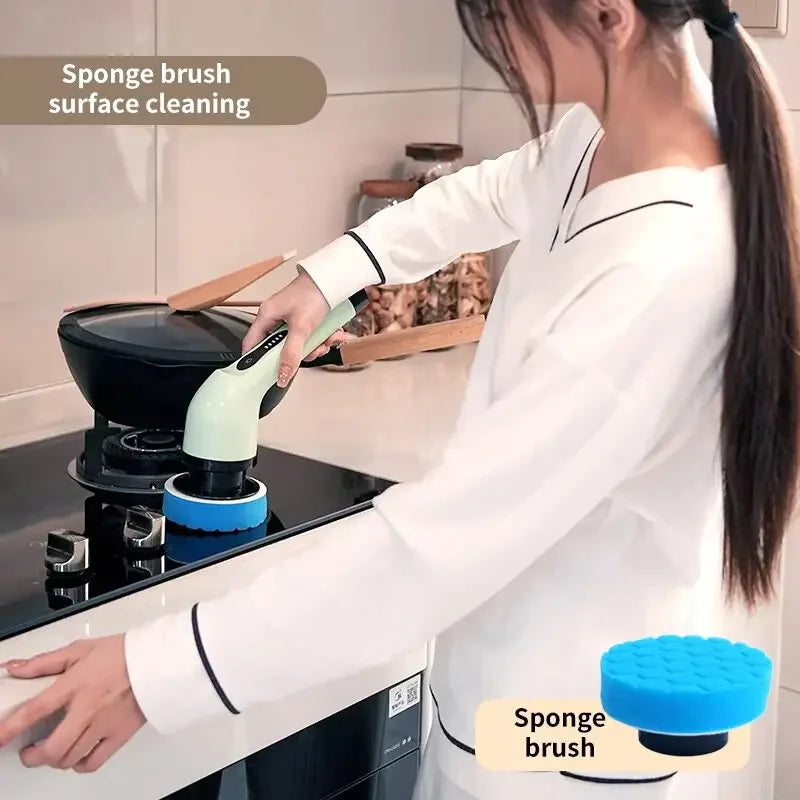9-in-1 Effortless Deep Clean Scrubber