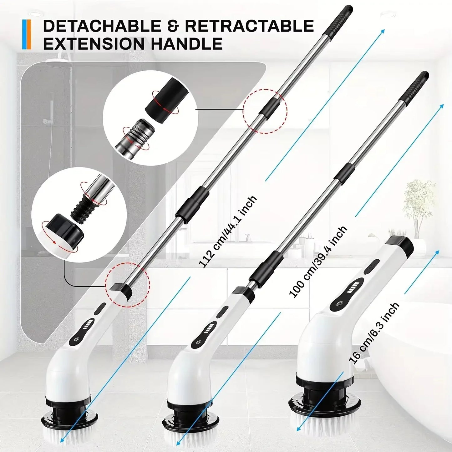 9-in-1 Effortless Deep Clean Scrubber