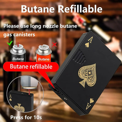 FirePower Ace of Spades Metal Torch Lighter